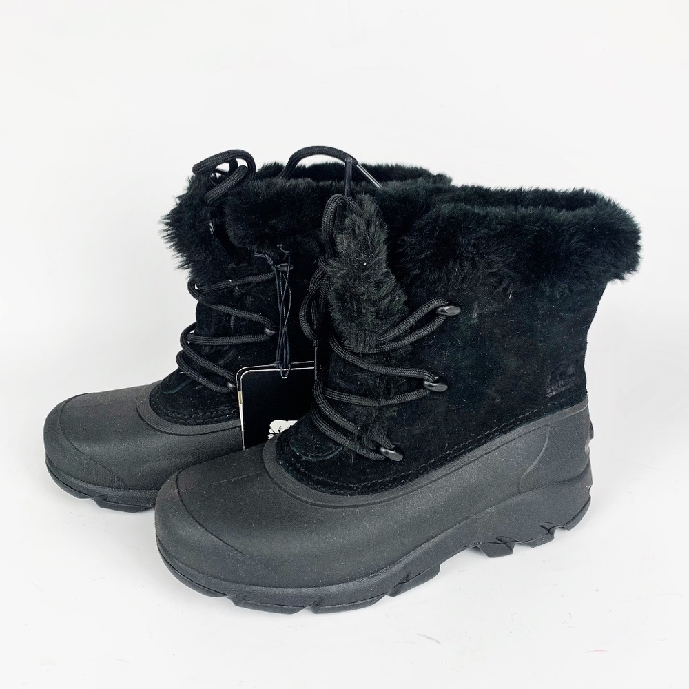 SOREL Snow Angel Lace Up Waterproof Winter Boots Women's Faux Fur SZ 6 NEW